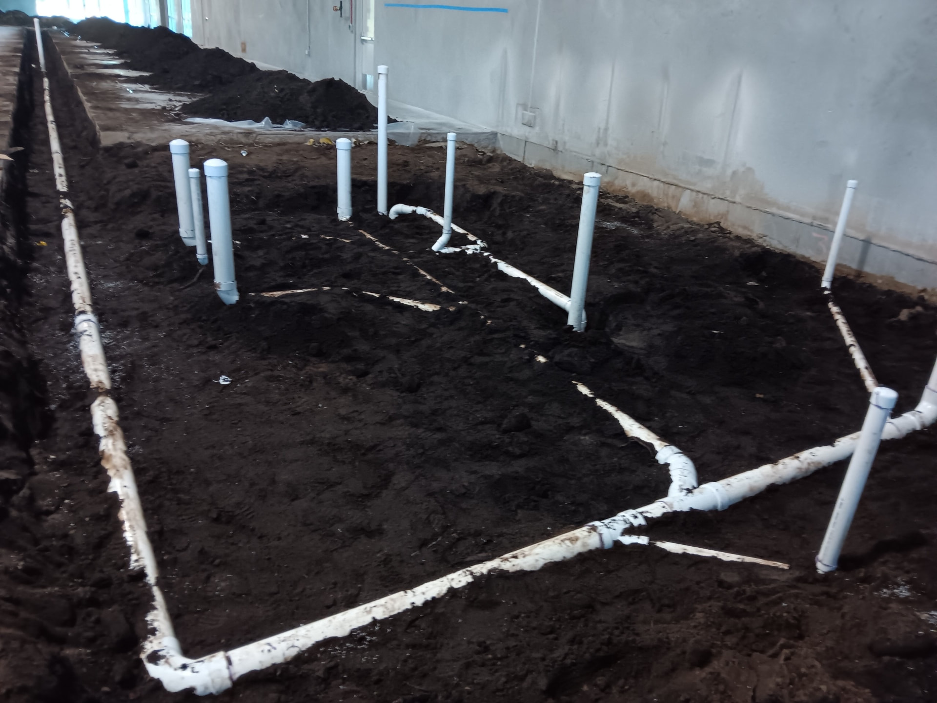 Complete under-slab layout — Phase 1 · NE Georgia