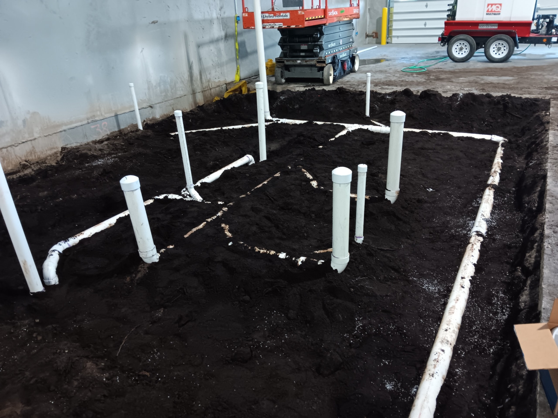 Restroom group layout — Ground-up commercial